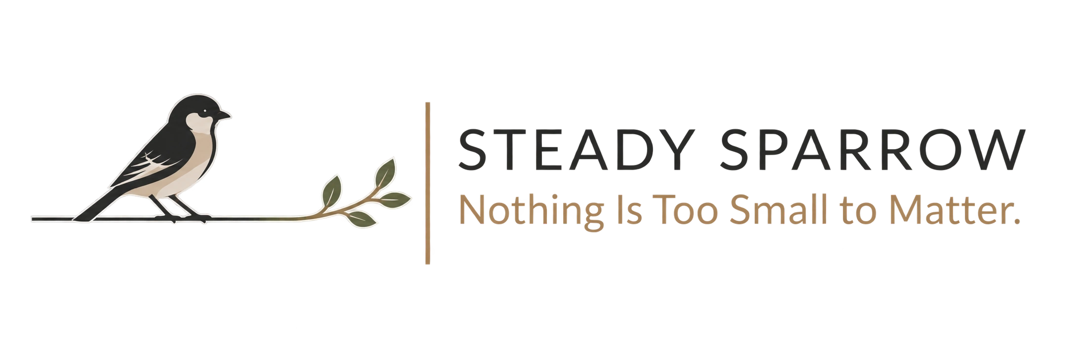 Steady Sparrow — Nothing Is Too Small to Matter